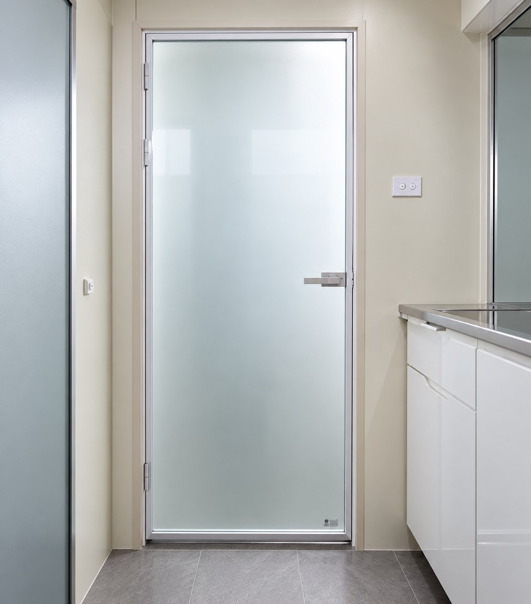 Frosted Glass Door