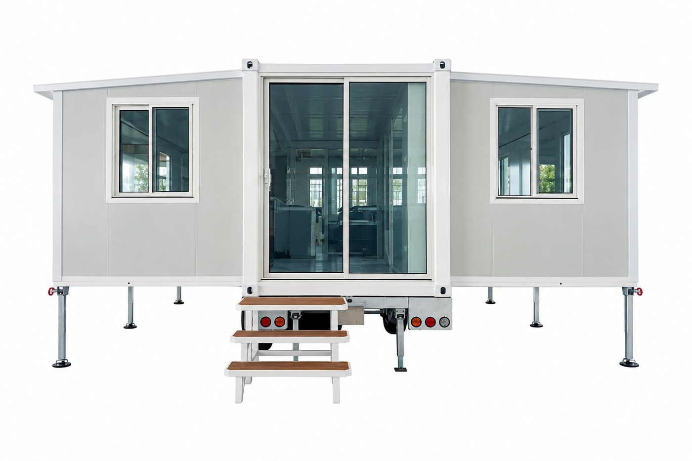 Trailer (Expandable Homes) — front view